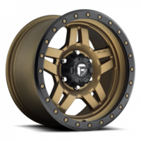 Fuel 17X8.5 Anza (5X127) ET-06 CB78.1 Matte Bronze / Black Ring 