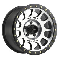 Method MR305 NV 16x8 0mm Offset (5x114.3) Machined/Black Street Loc