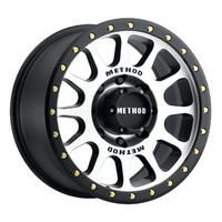 Method MR305 NV 17x8.5 0mm Offset (8x165.1) Machined/Black Street Loc