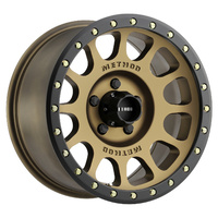 Method MR305 NV HD 18x9 +25mm (5x150) Method Bronze - Matte Black Lip (Heavy Duty)