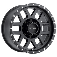 Method MR306 Mesh 18x9 +18mm (8x165.1) Matte Black