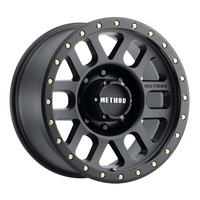 Method MR309 Grid 17x8.5 0mm Offset (8x165.1) Matte Black