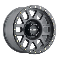 Method MR309 Grid 17x8.5 0mm Offset (8x165.1) Titanium/Black Street Loc