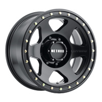 Method MR310 Con6 17x8.5 0mm Offset (8x165.1) Matte Black