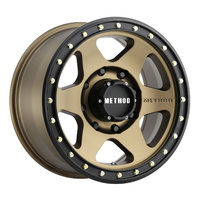 Method MR310 Con6 17x8.5 0mm Offset (8x165.1) Method Bronze/Black Street Loc