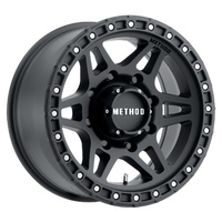 Method MR312 17x8.5 0mm Offset (8x165.1) Matte Black