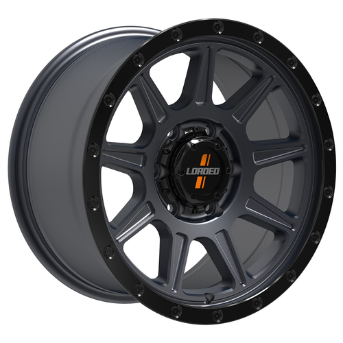 Loaded Gunbarrel 17x9 +18 (6x139.7) Grey Heavy Duty (1675KG)