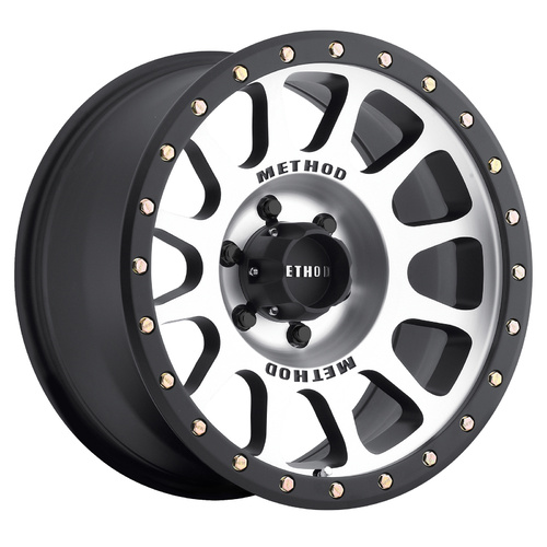 Method MR305 NV 16x8 0mm Offset (6x139.7) Machined/Black Street Loc