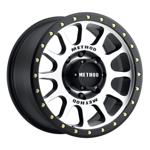 Method MR305 NV 17x8.5 0mm Offset ((8x170)) Machined/Black Street Loc