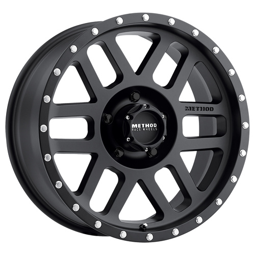 Method MR306 Mesh 17x8.5 0mm Offset (5x139.7) Matte Black