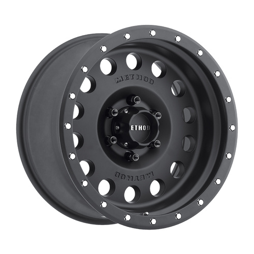 Method MR307 17x8.5 0mm Offset (6x139.7) Matte Black