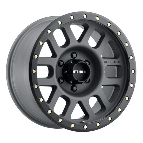 Method MR309 Grid 17x8.5 0mm Offset (6x135) Titanium/Black Street Loc