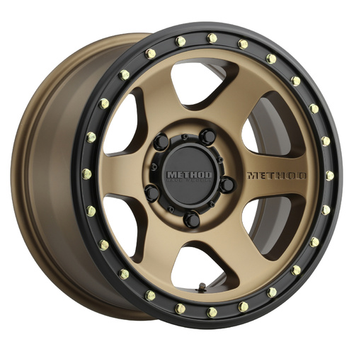 Method MR310 Con6 17x8.5 0mm Offset (5x127) Method Bronze/Black Street Loc