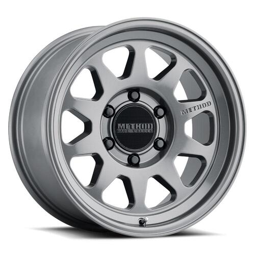 Method MR316 17x8.5 0mm Offset (6x120) Gloss Titanium