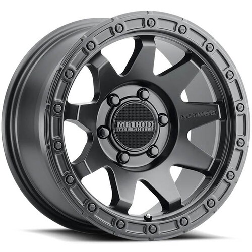 Method MR317 20x9 0mm Offset (6x139.7) Matte Black