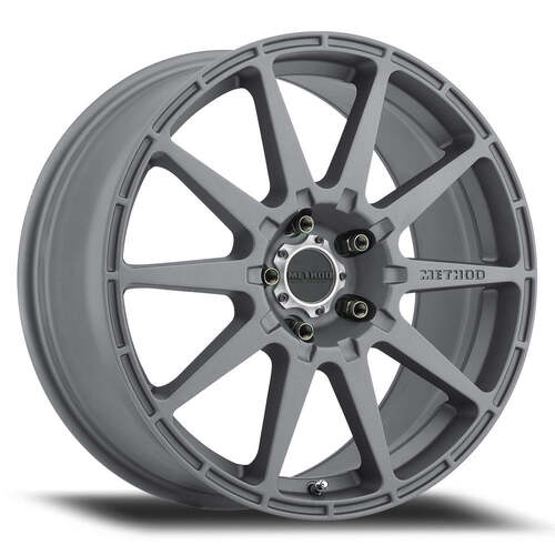 Method MR501 RALLY 17x8 +42mm (5x114.3) Titanium