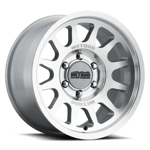 Method MR703 Bead Grip 17x8.5 +0 (6x139.7) Machined Clear Coat