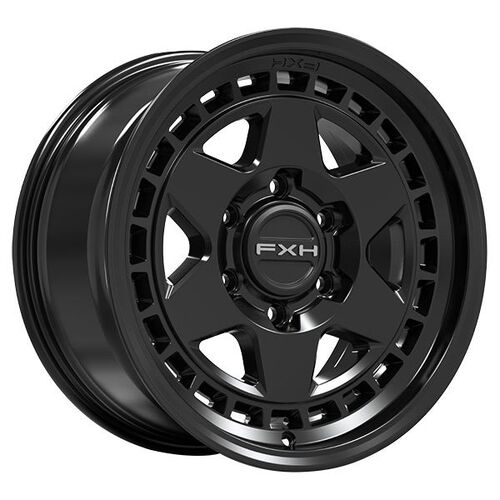 FXH X04 17x8.5 +0 (6x139.7) Satin Black